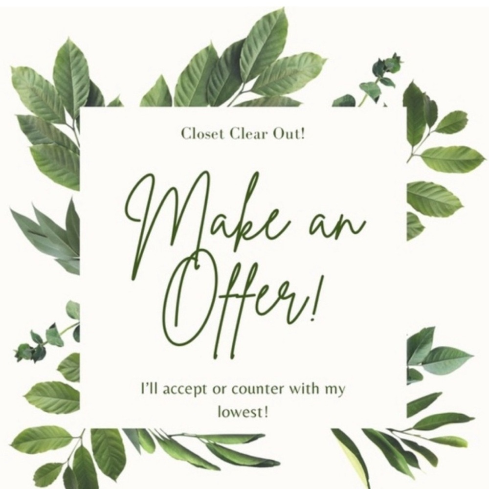 Make an offer!! / bundle two items get 10% off